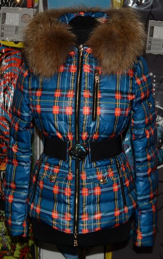 Bogner Leana-D Print Red Down Jacket